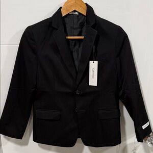 Calvin Klein Boy’s Classic Black Suit Coat Size 10 Husky